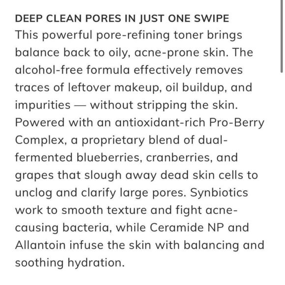 BYROE Pro-Berry Pore Refining Toner - Picture 4 of 7
